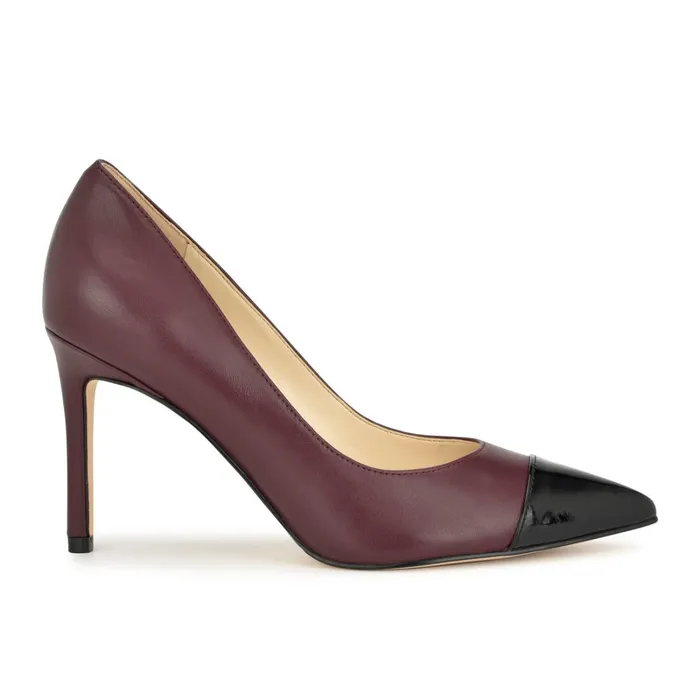 Enda Dress Pumps Dark Red Women Nine West Pumps