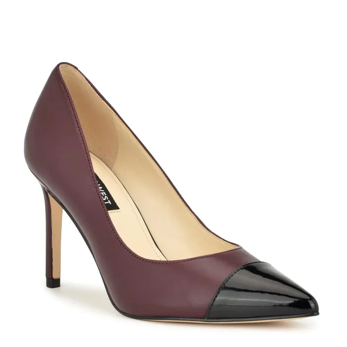 Enda Dress Pumps Dark Red Women Nine West Pumps Enda Dress Pumps Dark Red Women Nine West Pumps