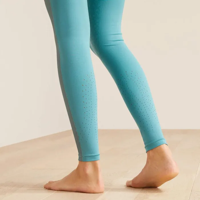 Eos Chic Half Grip Tight Brittany Blue Women Ariat Pants and Shorts Eos Chic Half Grip Tight Brittany Blue Women Ariat Pants and Shorts