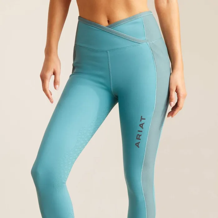 Eos Chic Half Grip Tight Brittany Blue Women Ariat Pants and Shorts Eos Chic Half Grip Tight Brittany Blue Women Ariat Pants and Shorts