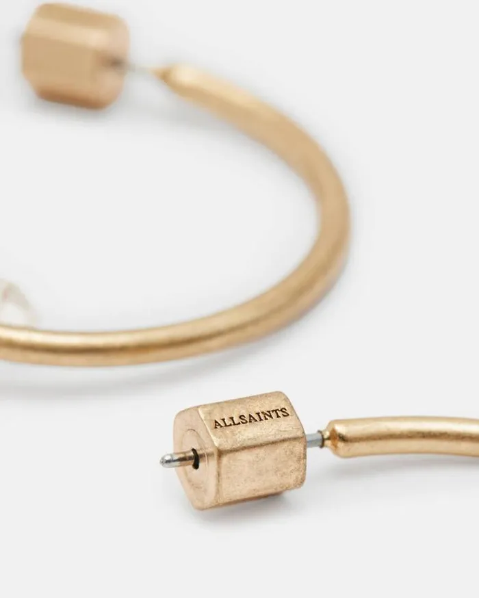 Eryka Crystal Pendant Hoop Earrings Warm Brasscrystal Women AllSaints Jewelry Eryka Crystal Pendant Hoop Earrings Warm Brasscrystal Women AllSaints Jewelry
