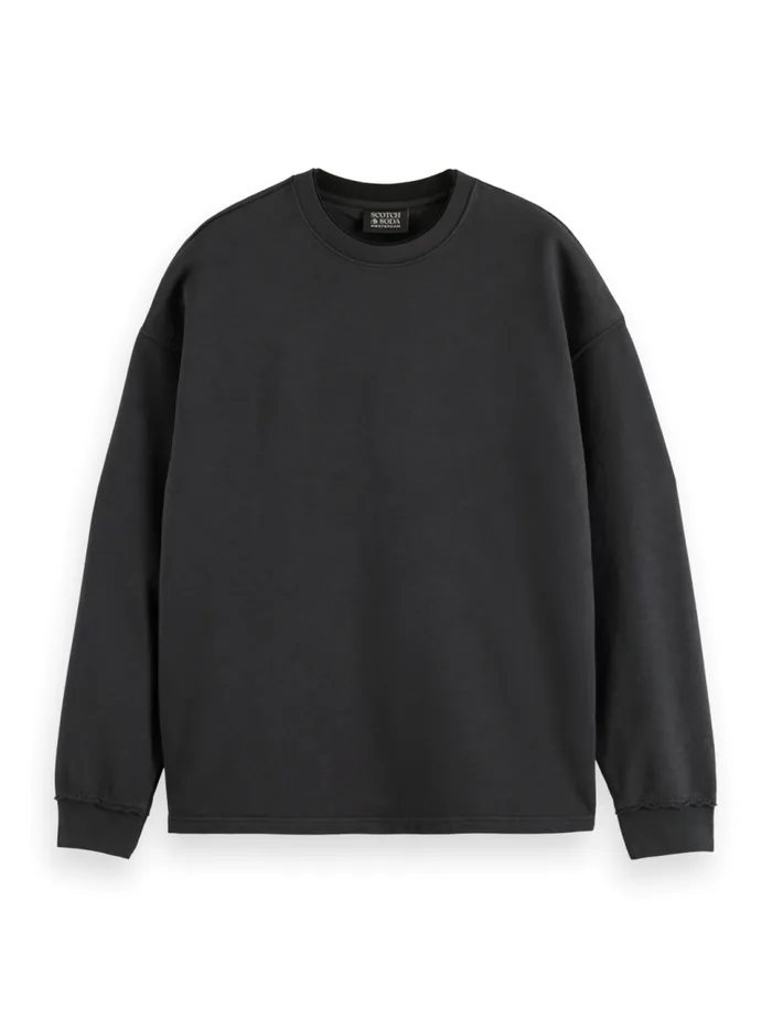Essential 8211 3 CROSSES SWEATSHIRT Black Men Scotch and Soda Essentials