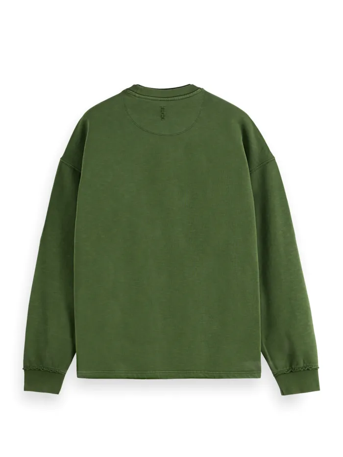 Essential 8211 3 CROSSES SWEATSHIRT Black Men Scotch and Soda Essentials