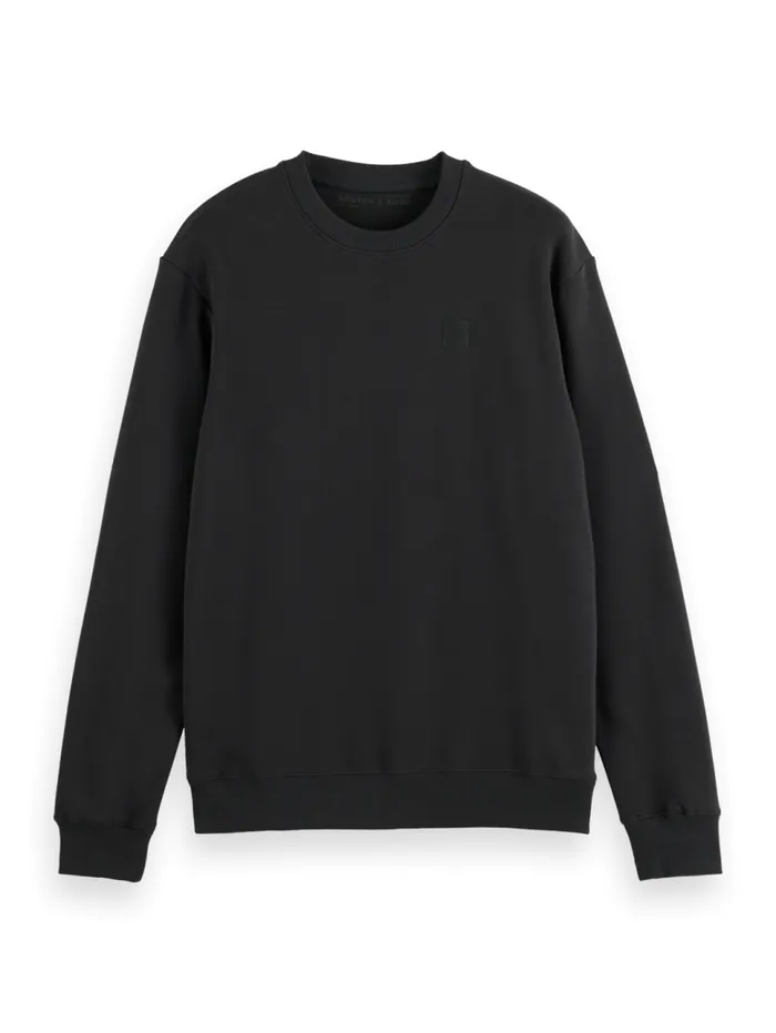 Essential 8211 LOGO SWEATSHIRT Black Men Scotch and Soda Sweatshirts and Hoodies