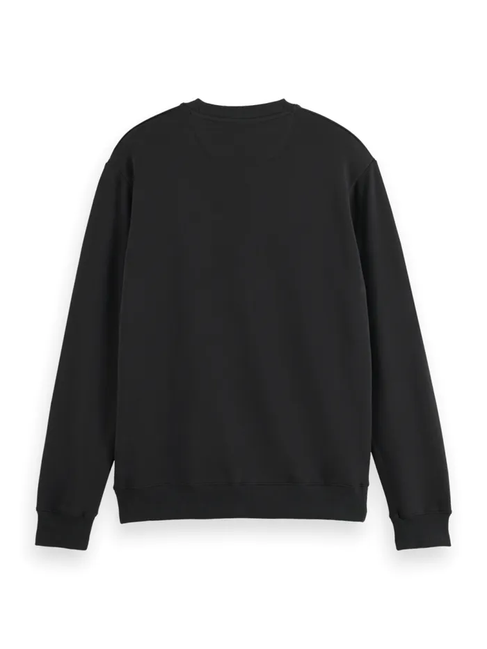 Essential 8211 LOGO SWEATSHIRT Black Men Scotch and Soda Sweatshirts and Hoodies Essential 8211 LOGO SWEATSHIRT Black Men Scotch and Soda Sweatshirts and Hoodies