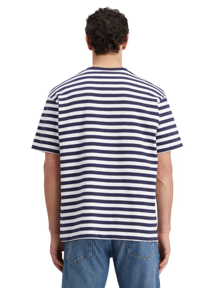 Essential 8211 The Free Spirit Peace Bird Striped Tshirt Navywhite Men Scotch and Soda TShirts and Polo Shirts Essential 8211 The Free Spirit Peace Bird Striped Tshirt Navywhite Men Scotch and Soda TShirts and Polo Shirts