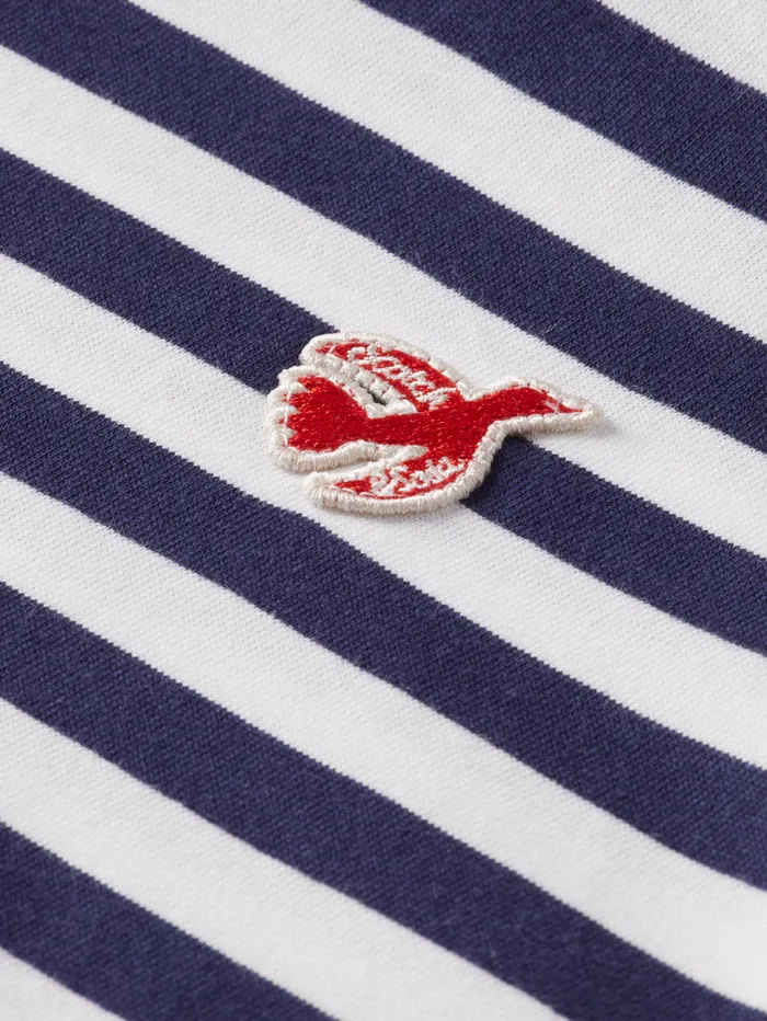 Essential 8211 The Free Spirit Peace Bird Striped Tshirt Navywhite Men Scotch and Soda TShirts and Polo Shirts Essential 8211 The Free Spirit Peace Bird Striped Tshirt Navywhite Men Scotch and Soda TShirts and Polo Shirts