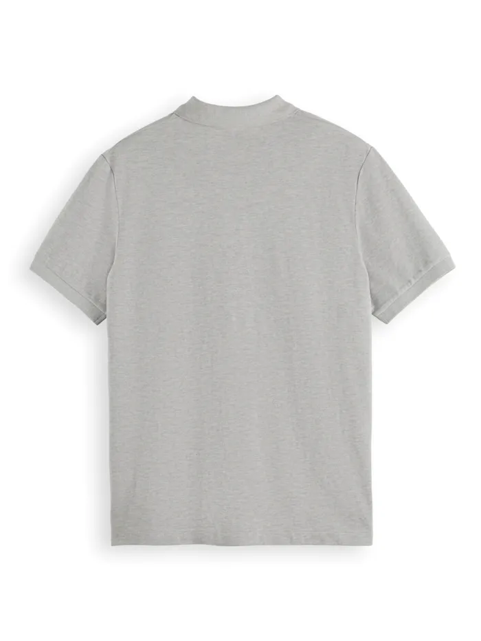 Essential Logo Pique Polo Black Men Scotch and Soda Essentials