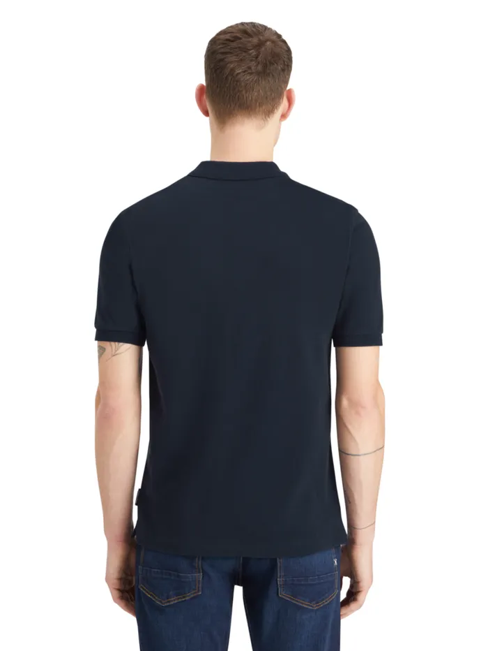 Essential Logo Pique Polo Black Men Scotch and Soda Essentials
