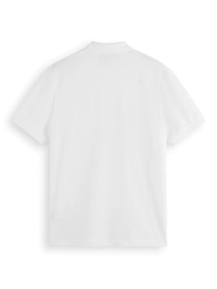 Essential Logo Pique Polo Black Men Scotch and Soda Essentials