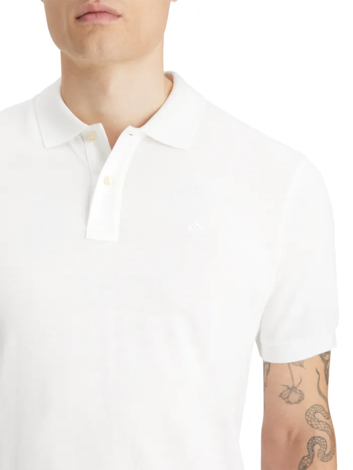 Essential Logo Pique Polo Black Men Scotch and Soda Essentials