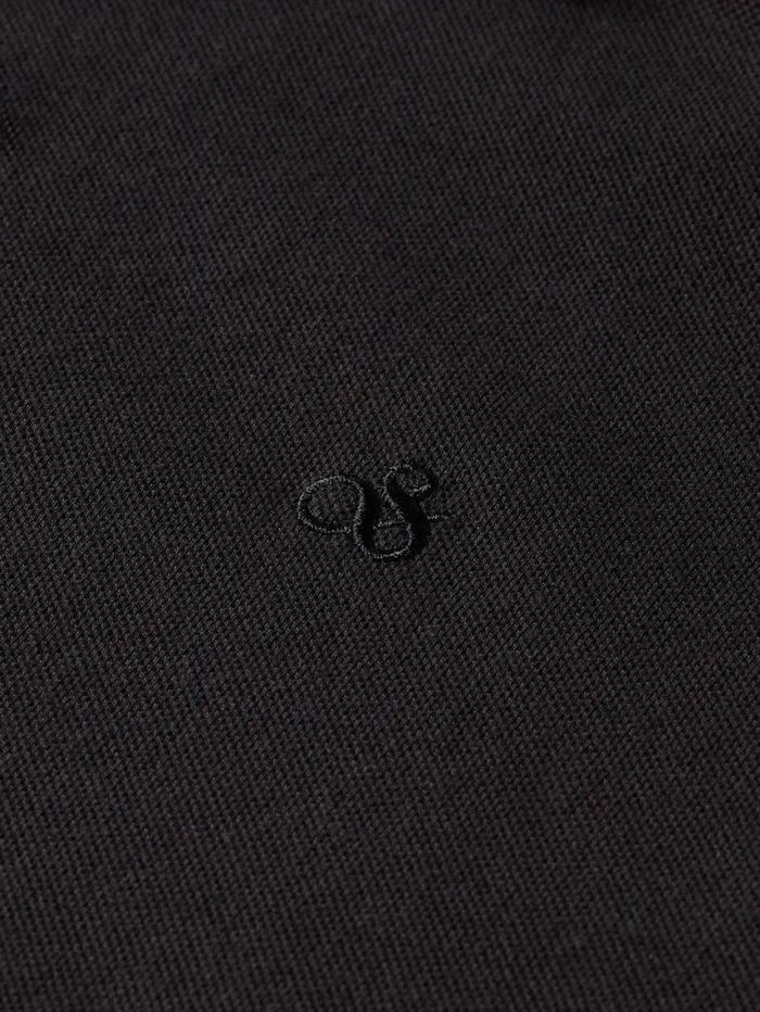 Essential Logo Pique Polo Black Men Scotch and Soda Essentials