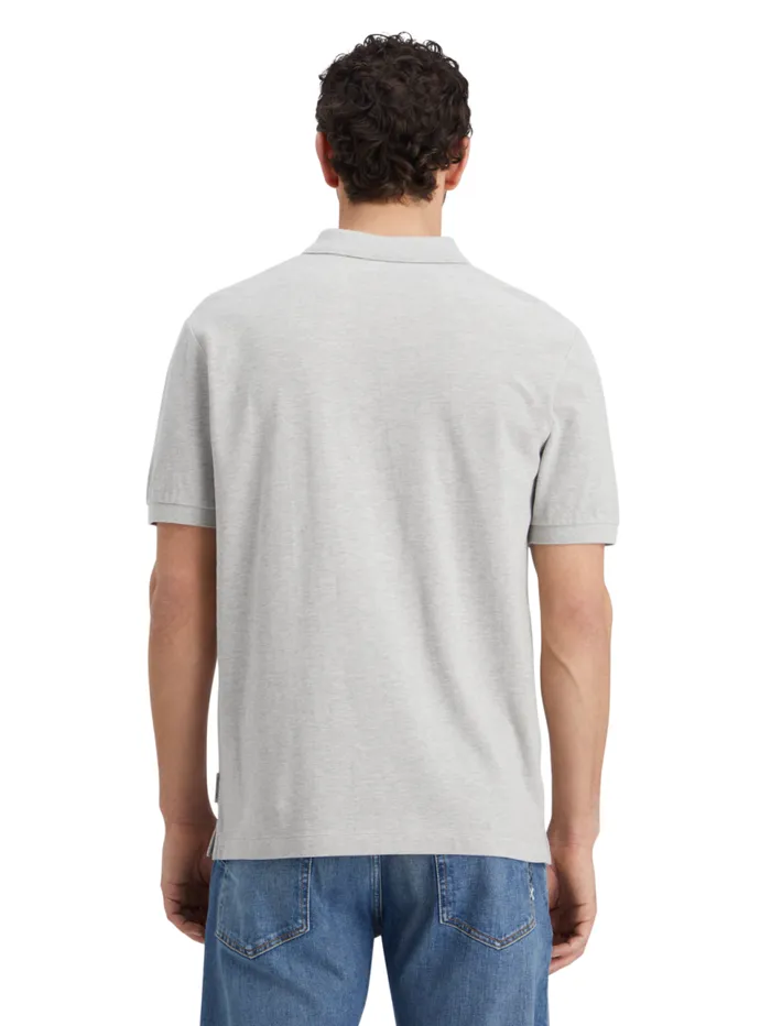 Essential Logo Pique Polo Black Men Scotch and Soda Essentials