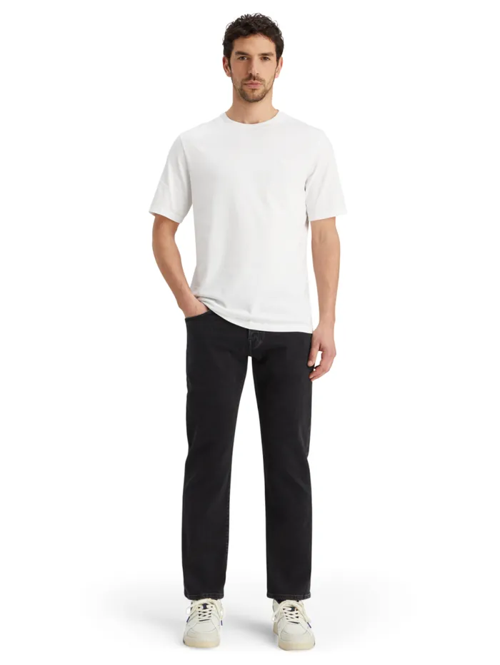 Essential Regular Fit Logo Tshirt White Men Scotch and Soda Essentials