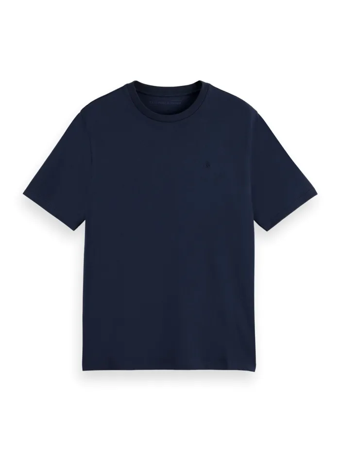 Essential Regular Fit Logo Tshirt White Men Scotch and Soda Essentials