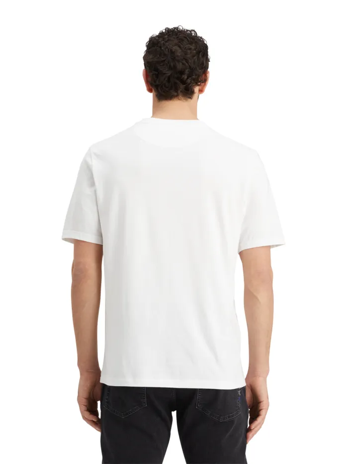 Essential Regular Fit Logo Tshirt White Men Scotch and Soda Essentials