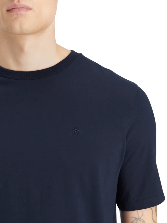 Essential Regular Fit Logo Tshirt White Men Scotch and Soda Essentials