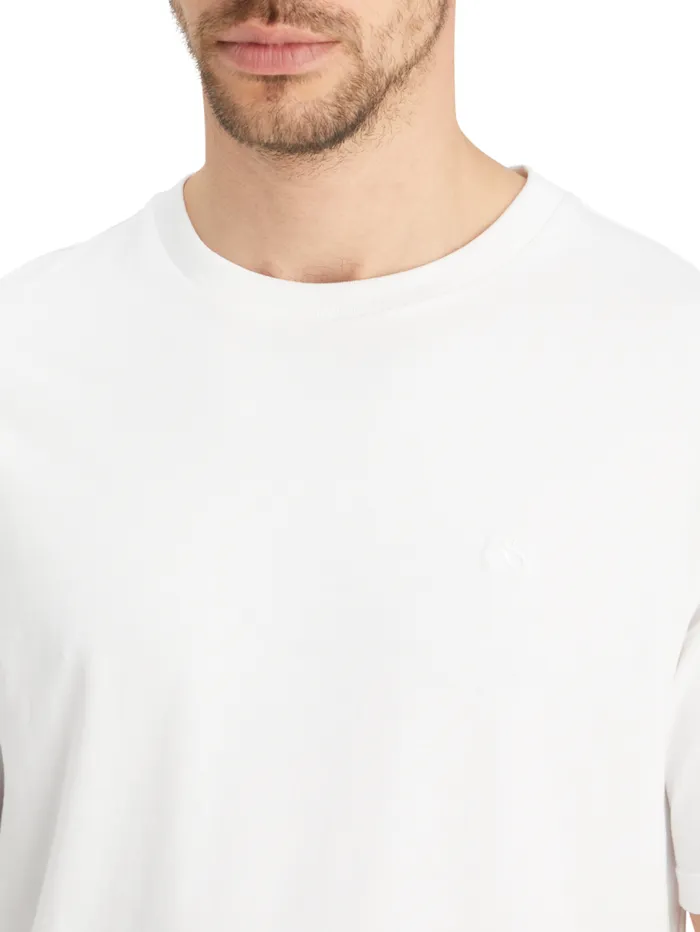 Essential Regular Fit Logo Tshirt White Men Scotch and Soda Essentials