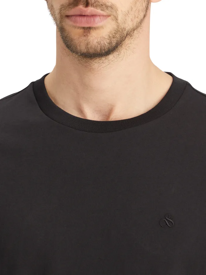 Essential Regular Fit Logo Tshirt White Men Scotch and Soda Essentials
