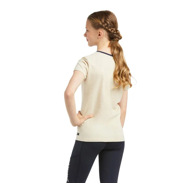 Fabulous TShirt Oatmeal Heather Kids Ariat English Riding Clothing Fabulous TShirt Oatmeal Heather Kids Ariat English Riding Clothing