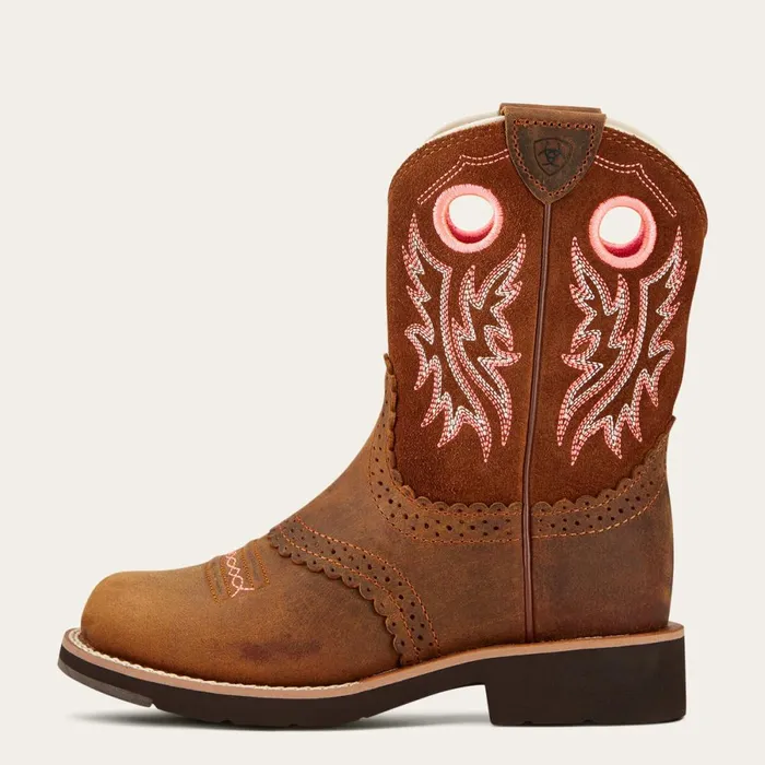 Fatbaby Cowgirl Western Boot Powder Brown Kids Ariat Big Kids039 Footwear Fatbaby Cowgirl Western Boot Powder Brown Kids Ariat Big Kids039 Footwear