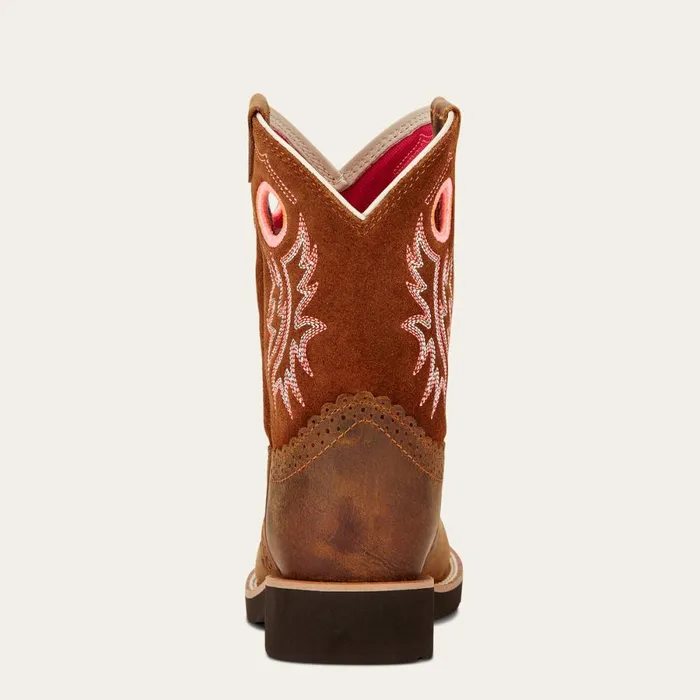 Fatbaby Cowgirl Western Boot Powder Brown Kids Ariat Big Kids039 Footwear Fatbaby Cowgirl Western Boot Powder Brown Kids Ariat Big Kids039 Footwear