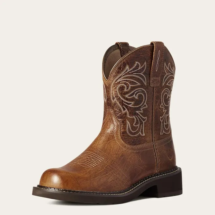 Fatbaby Heritage Mazy Western Boot Crackled Cottage Women Ariat Western Boots