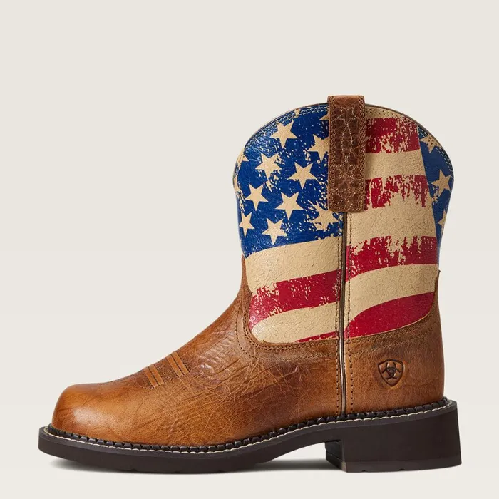 Fatbaby Heritage Patriot Western Boot Crackled Tumeric Women Ariat Western Boots Fatbaby Heritage Patriot Western Boot Crackled Tumeric Women Ariat Western Boots