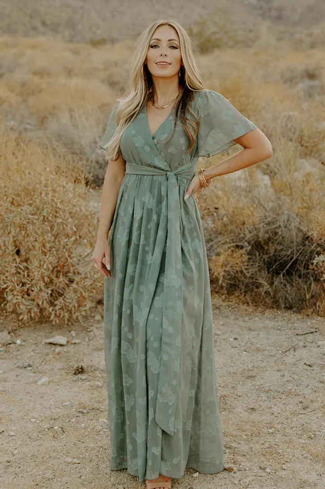 Faye Maxi Dress Eucalyptus Women Baltic Born Maxi Dresses