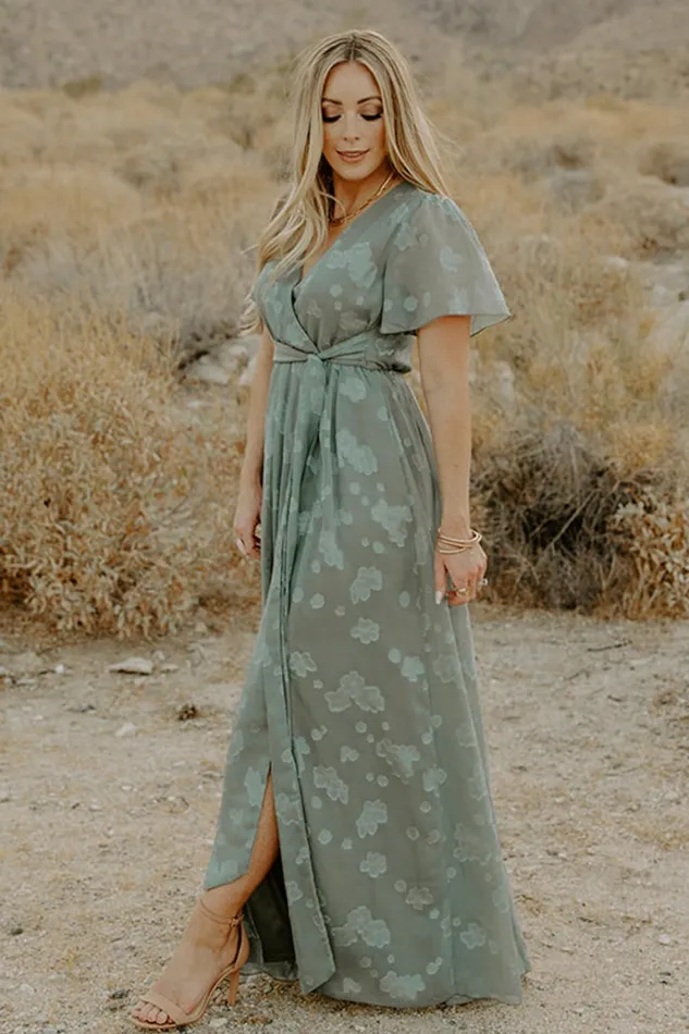 Faye Maxi Dress Eucalyptus Women Baltic Born Maxi Dresses