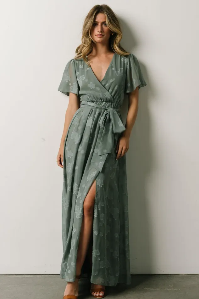 Faye Maxi Dress Eucalyptus Women Baltic Born Maxi Dresses