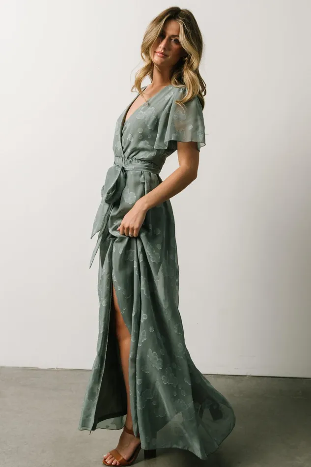 Faye Maxi Dress Eucalyptus Women Baltic Born Maxi Dresses