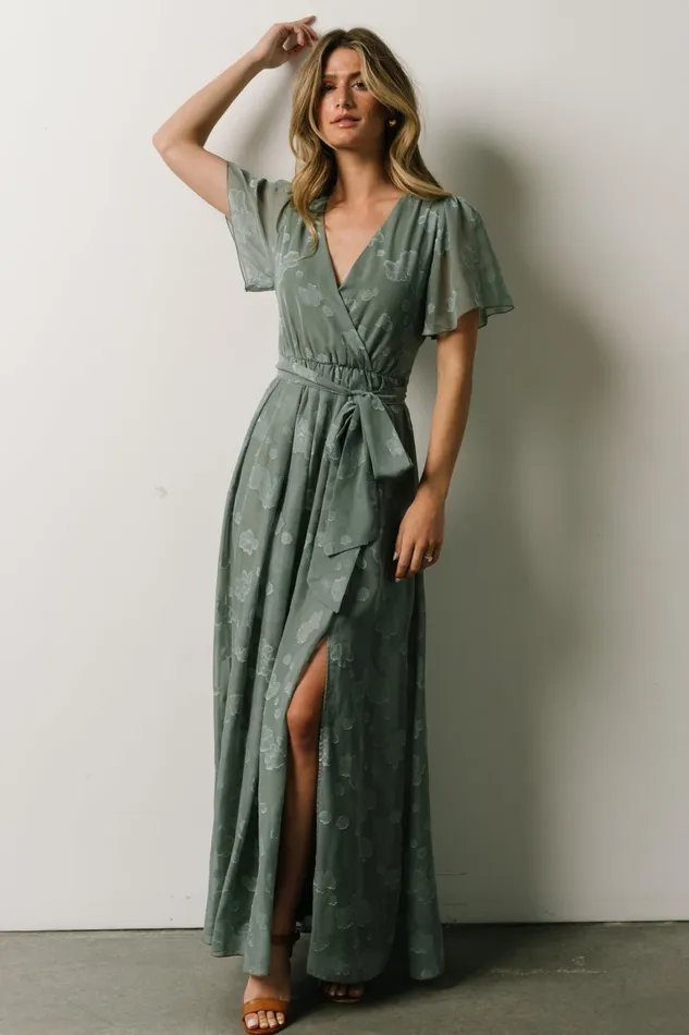 Faye Maxi Dress Eucalyptus Women Baltic Born Maxi Dresses