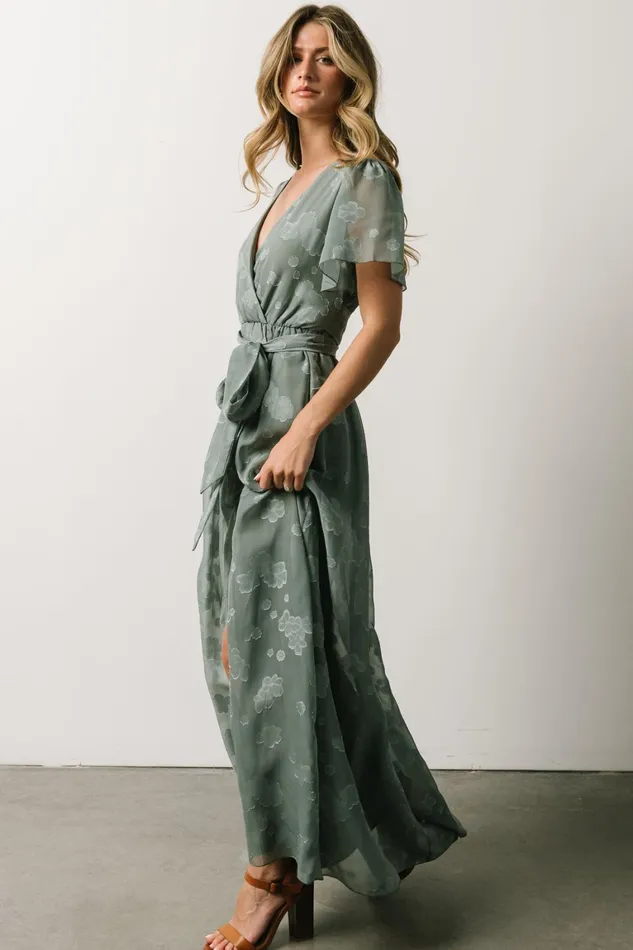 Faye Maxi Dress Eucalyptus Women Baltic Born Maxi Dresses