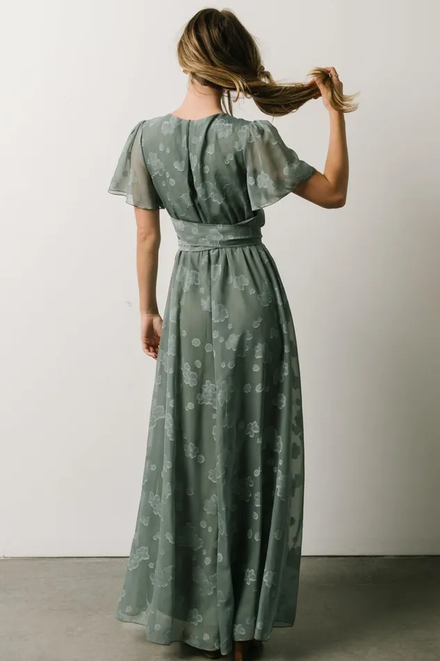 Faye Maxi Dress Eucalyptus Women Baltic Born Maxi Dresses
