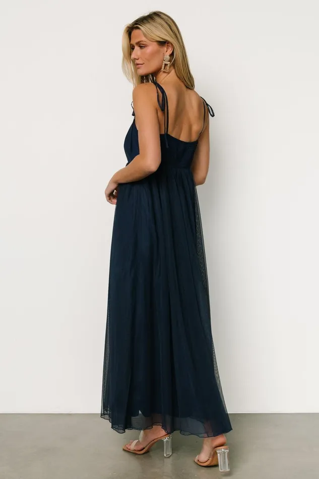 Fiona Tulle Maxi Dress Midnight Blue Women Baltic Born Tulle Styles Fiona Tulle Maxi Dress Midnight Blue Women Baltic Born Tulle Styles