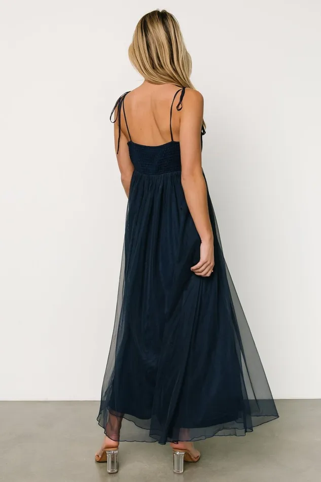 Fiona Tulle Maxi Dress Midnight Blue Women Baltic Born Tulle Styles Fiona Tulle Maxi Dress Midnight Blue Women Baltic Born Tulle Styles