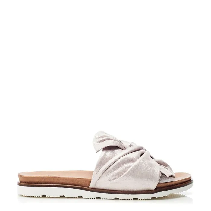 Flatform Sandals Women Moda In Pelle Jemini Rose Gold Leather