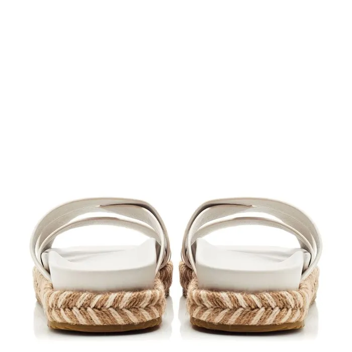 Flatform Sandals Women Moda In Pelle Morornie Off White Porvair