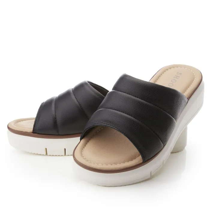 Flatform Sandals Women Moda In Pelle Shoon Sharay Black Leather Flatform Sandals Women Moda In Pelle Shoon Sharay Black Leather
