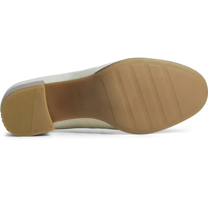 Flats and Loafers Women Sperry Seaport Penny Heel Loafer Ivory Flats and Loafers Women Sperry Seaport Penny Heel Loafer Ivory