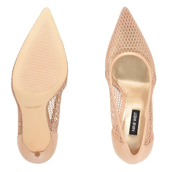 Flings Mesh Pumps Light Pink Women Nine West Pumps Flings Mesh Pumps Light Pink Women Nine West Pumps