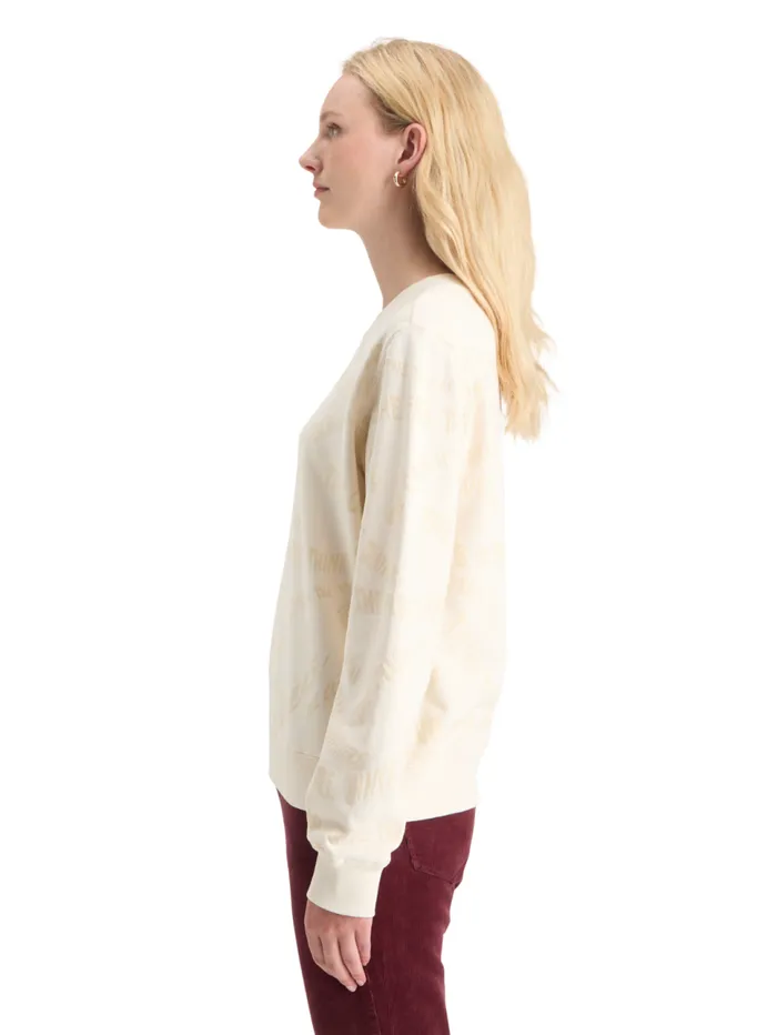 FLOCK AOP REGULAR FIT SWEATSHIRT Soft Ice Women Scotch and Soda Sweatshirts and Hoodies FLOCK AOP REGULAR FIT SWEATSHIRT Soft Ice Women Scotch and Soda Sweatshirts and Hoodies