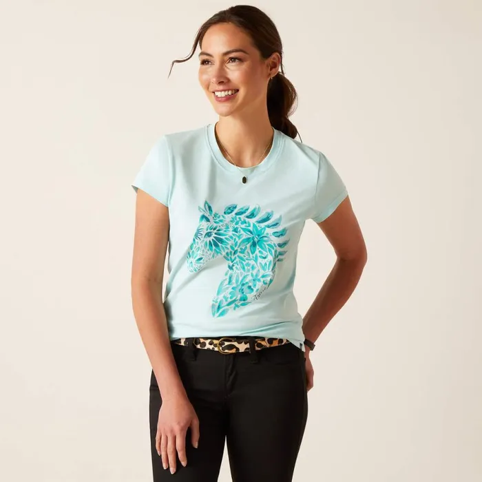 Floral Mosaic TShirt Plume Women Ariat TShirts and Tops