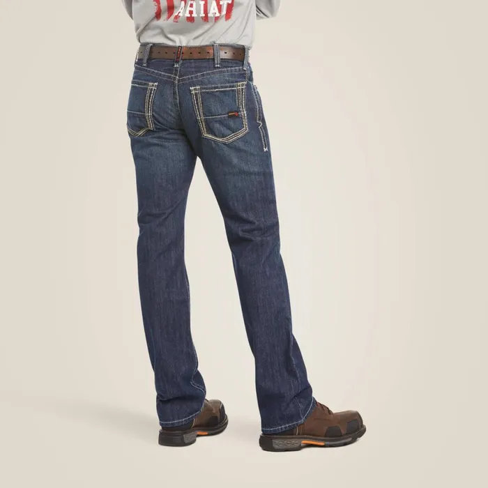 FR M4 Relaxed Boundary Boot Cut Jean Shale Men Ariat Workwear FR M4 Relaxed Boundary Boot Cut Jean Shale Men Ariat Workwear