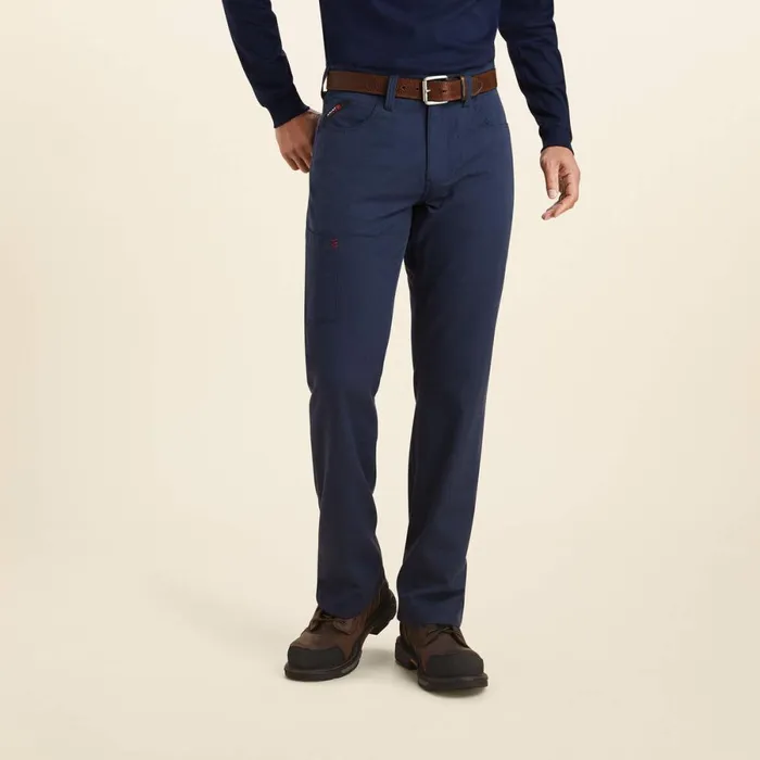 FR M4 Relaxed Crossfire Straight Pant Navy Men Ariat Workwear
