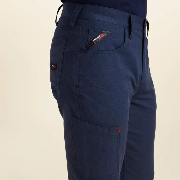 FR M4 Relaxed Crossfire Straight Pant Navy Men Ariat Workwear