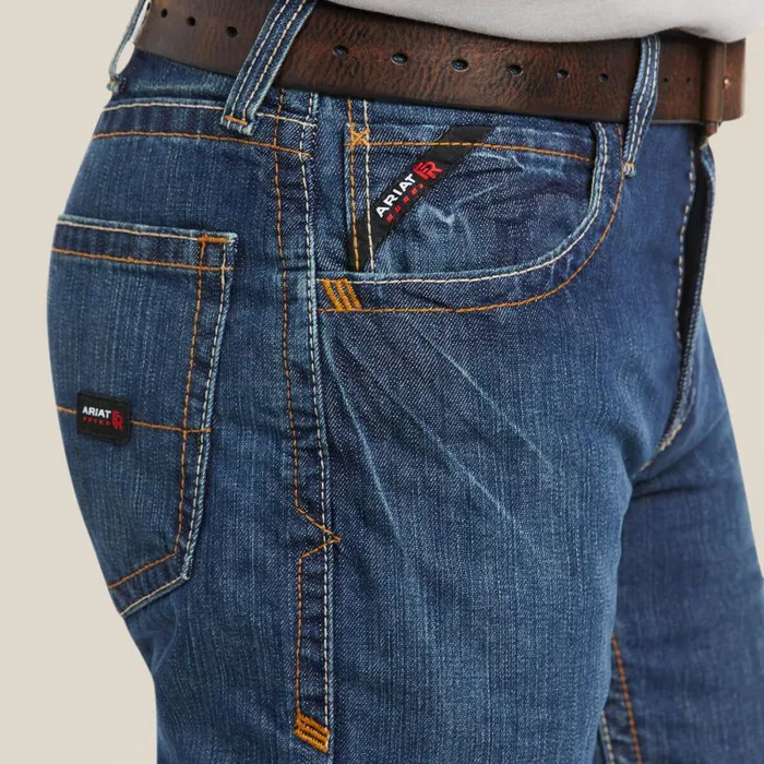 FR M5 Straight Basic Stackable Straight Leg Jean Clay Men Ariat Workwear FR M5 Straight Basic Stackable Straight Leg Jean Clay Men Ariat Workwear
