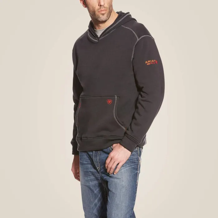 FR Polartec Hoodie Black Men Ariat Sweatshirts and Hoodies