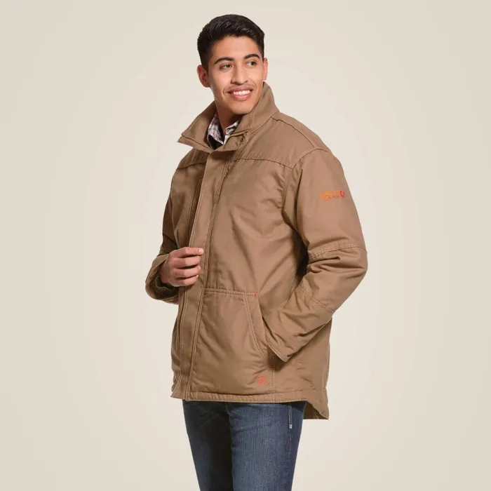 FR Workhorse Insulated Jacket Field Khaki Men Ariat Workwear